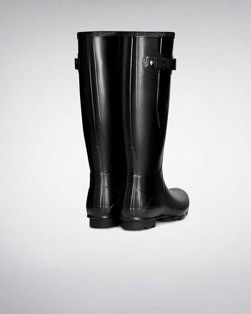 Galochas Hunter Norris Field Side Adjustable Feminino Pretas | 131434673
