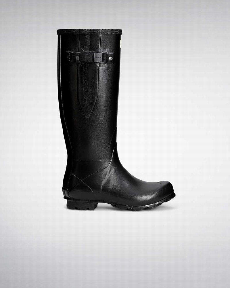 Galochas Hunter Norris Field Side Adjustable Feminino Pretas | 131434673