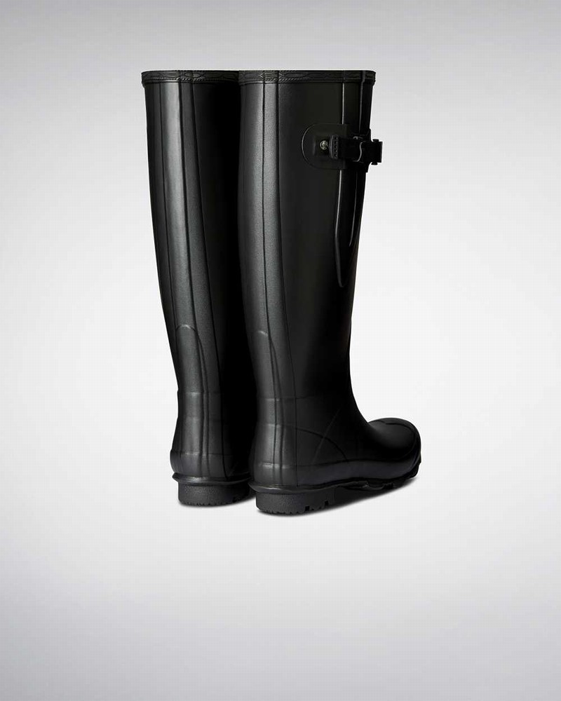 Galochas Hunter Norris Field Wide Fit Feminino Pretas | 379368640