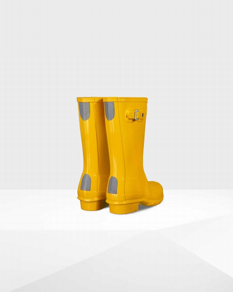 Galochas Hunter Original Big Criança Amarelas | 710891289