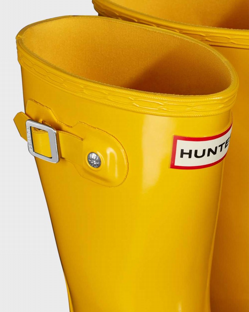 Galochas Hunter Original Big Criança Amarelas | 710891289