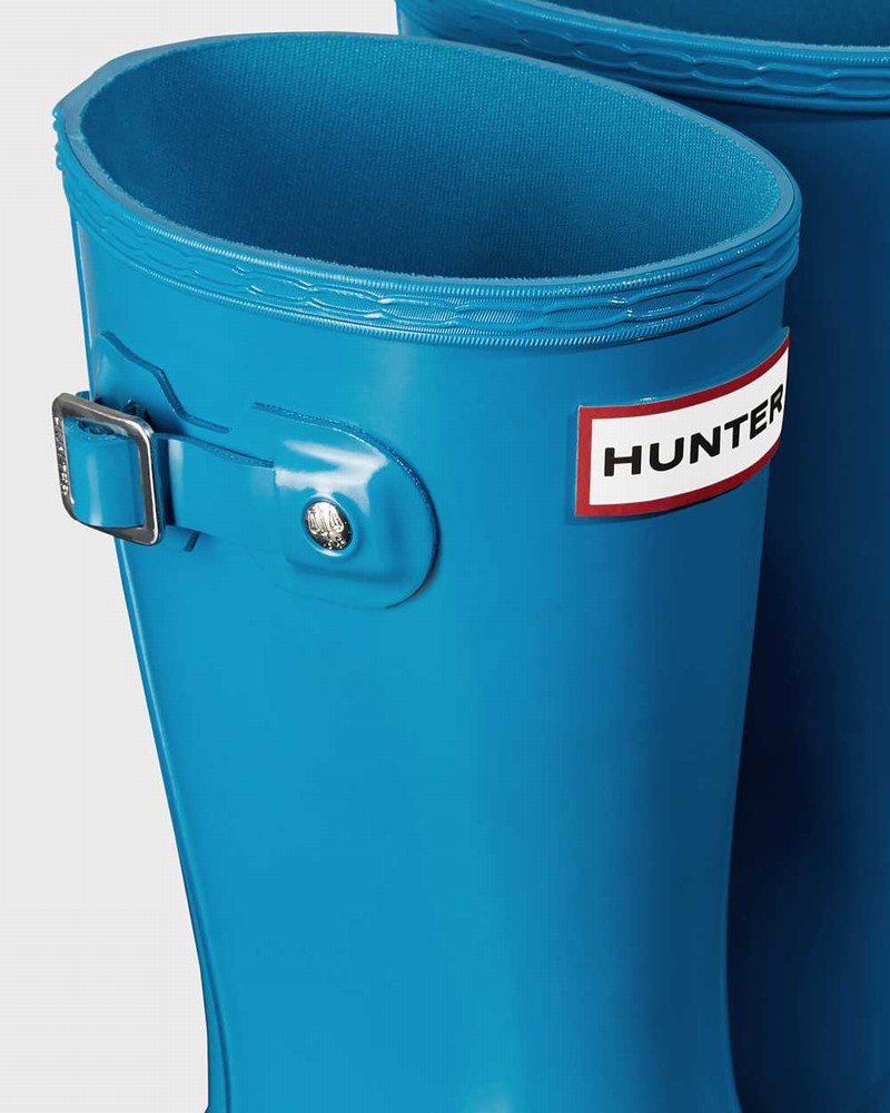 Galochas Hunter Original Big Criança Azuis | 832964259