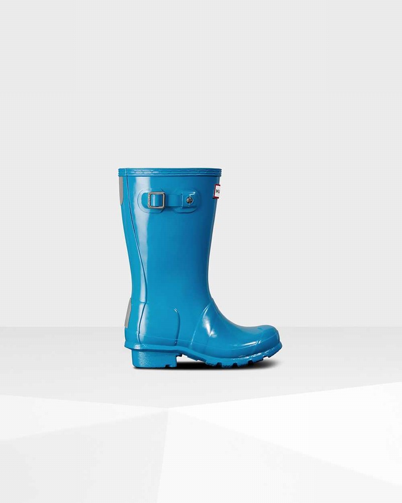 Galochas Hunter Original Big Criança Azuis | 832964259