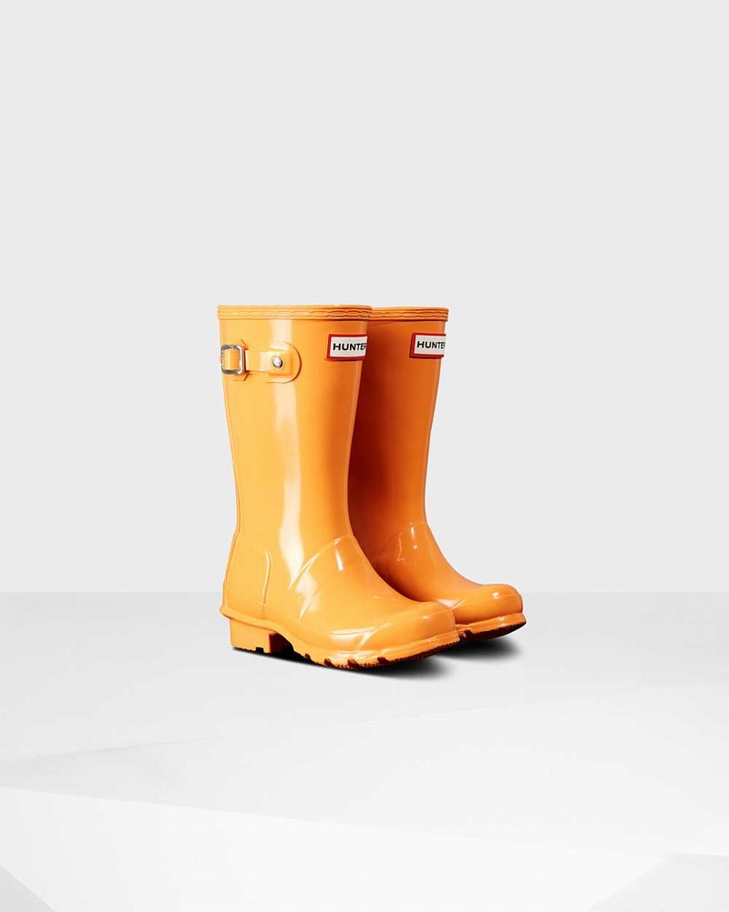 Galochas Hunter Original Big Criança Laranja | 793981112
