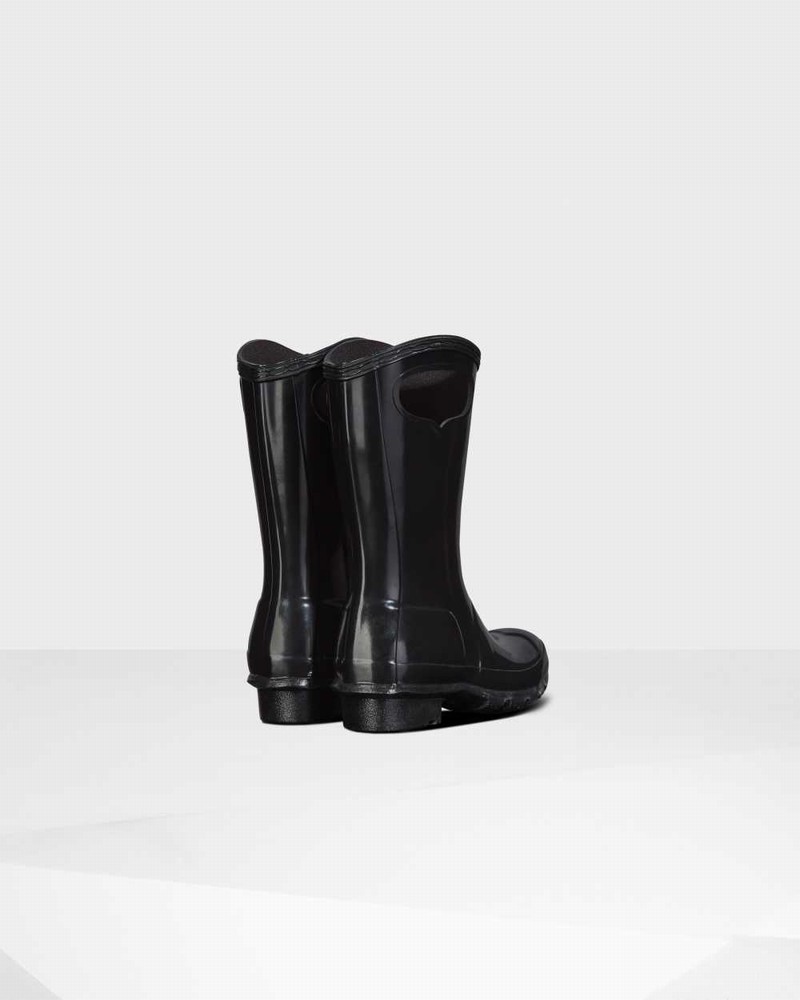 Galochas Hunter Original Big Grab Handle Criança Pretas | 745422800