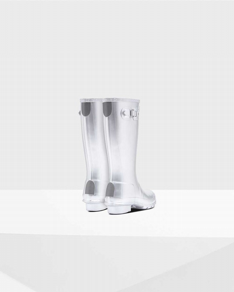 Galochas Hunter Original Big Metallic Criança Prateadas | 137678685