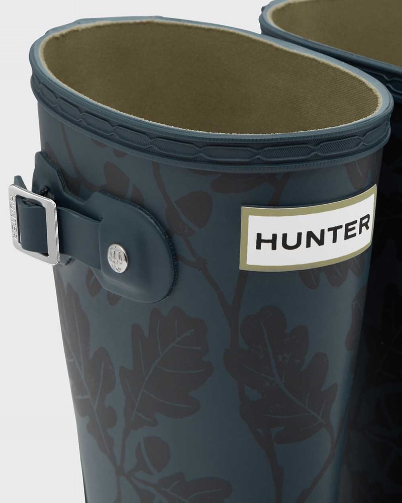 Galochas Hunter Original Big National Trust Print Criança Azuis | 828777119