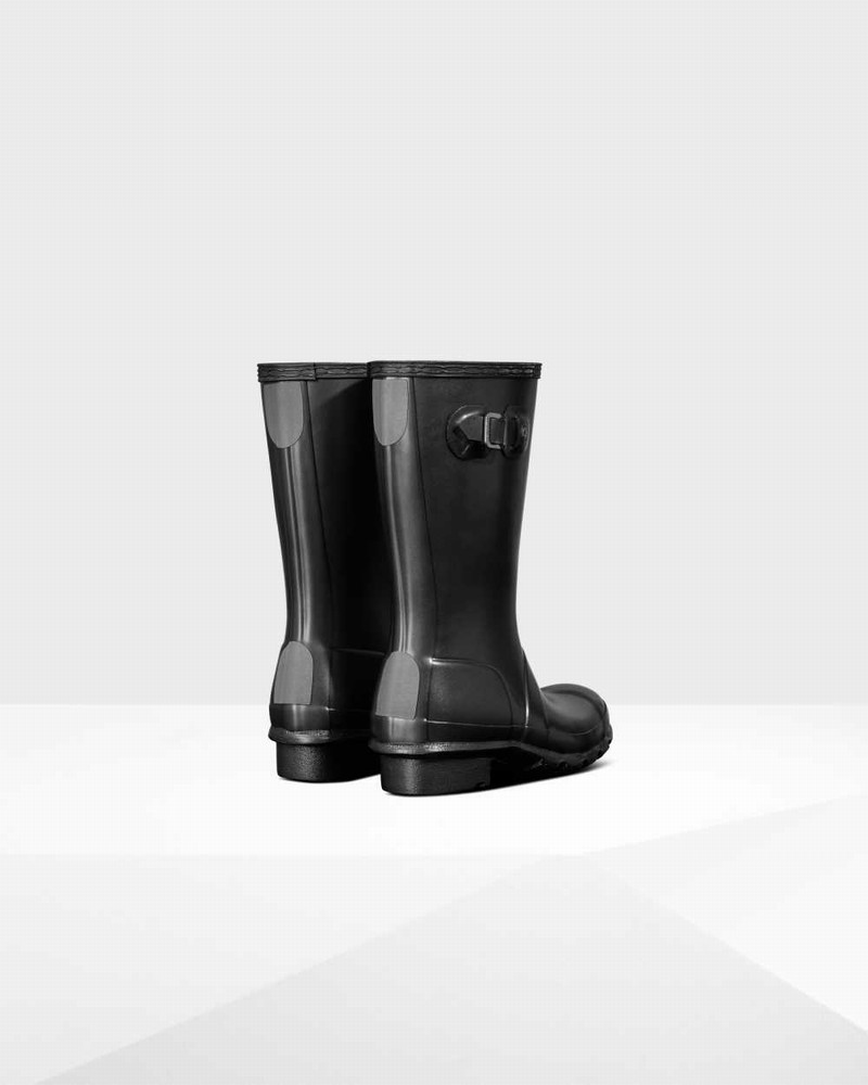 Galochas Hunter Original Big Pearlized Criança Pretas | 4426714