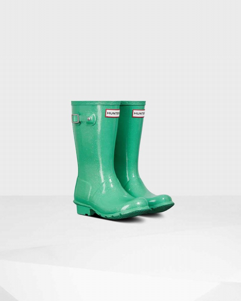 Galochas Hunter Original Big Starcloud Criança Verdes | 466723935