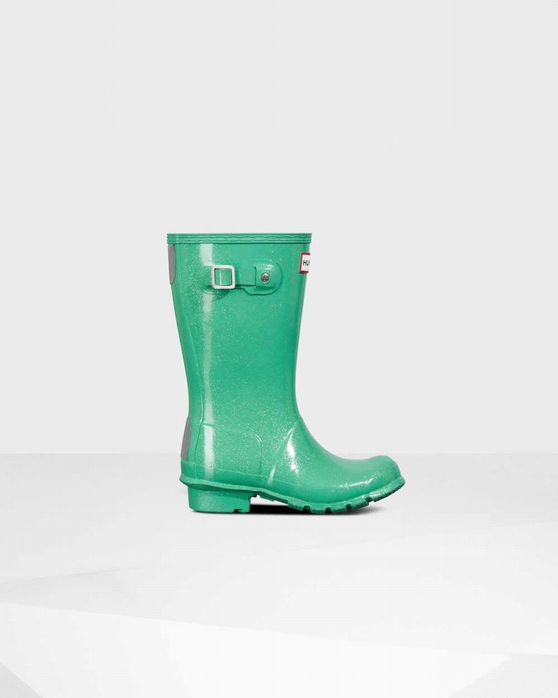 Galochas Hunter Original Big Starcloud Criança Verdes | 466723935