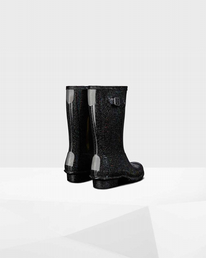 Galochas Hunter Original Big Starcloud Criança Pretas | 682901573
