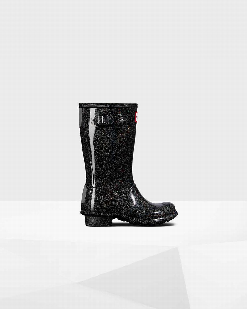 Galochas Hunter Original Big Starcloud Criança Pretas | 682901573