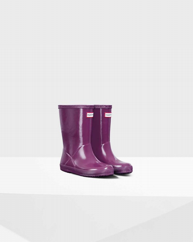 Galochas Hunter Original First Classic Criança Roxo | 968688057