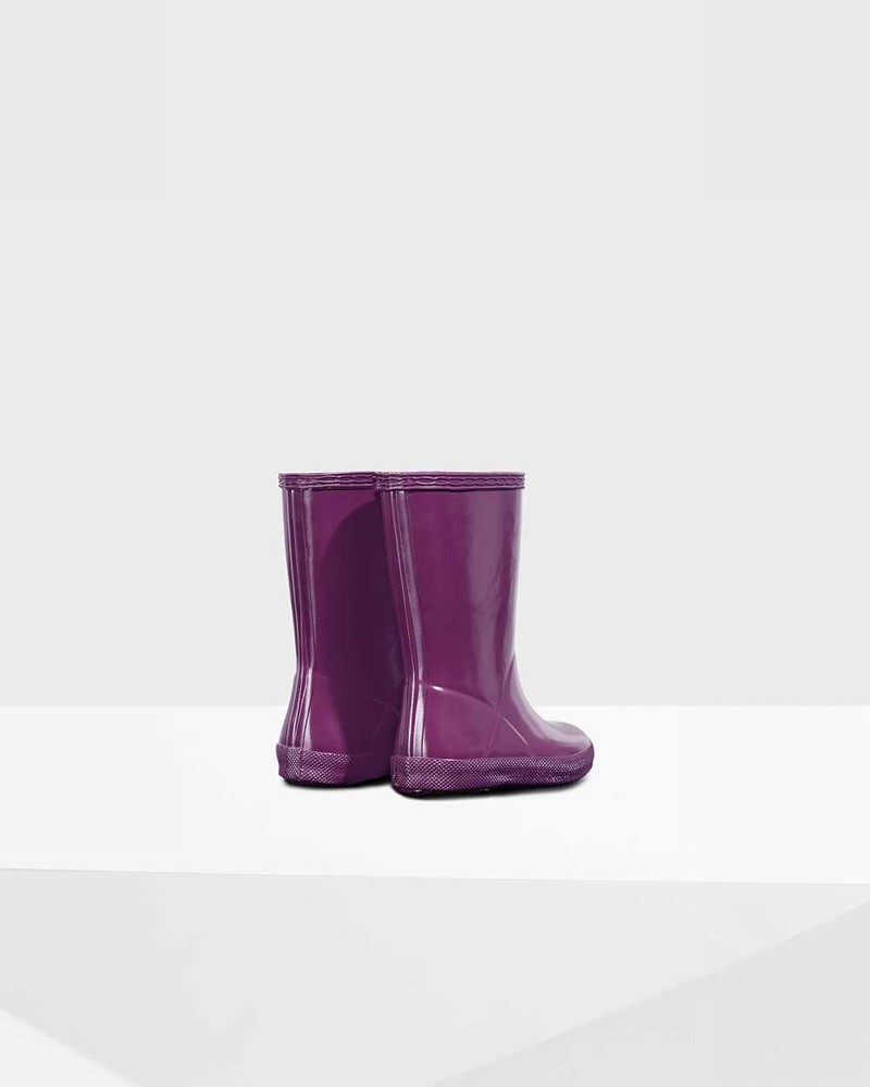 Galochas Hunter Original First Classic Criança Roxo | 968688057