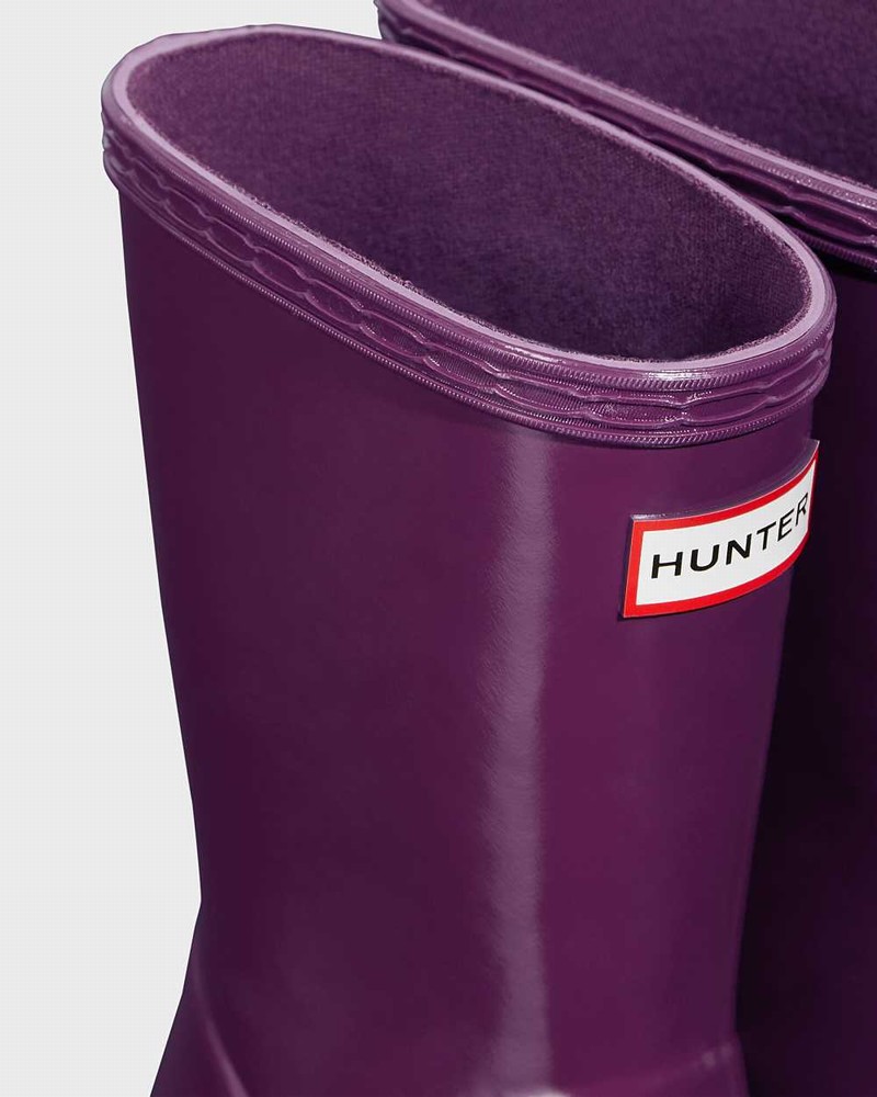 Galochas Hunter Original First Classic Criança Roxo | 968688057
