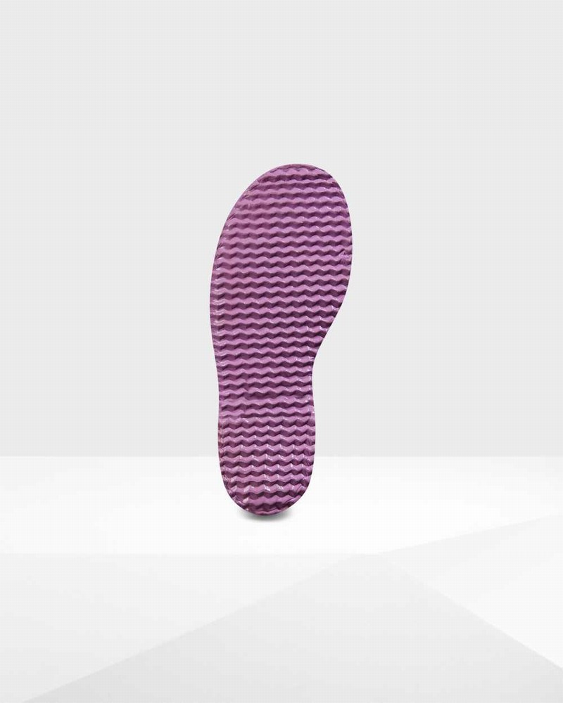 Galochas Hunter Original First Classic Grab Handle Criança Roxo | 820578403