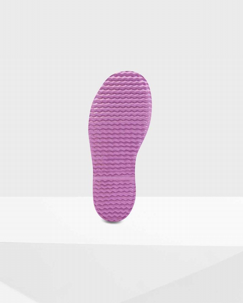Galochas Hunter Original First Classic Grab Handle Criança Roxo | 6657657