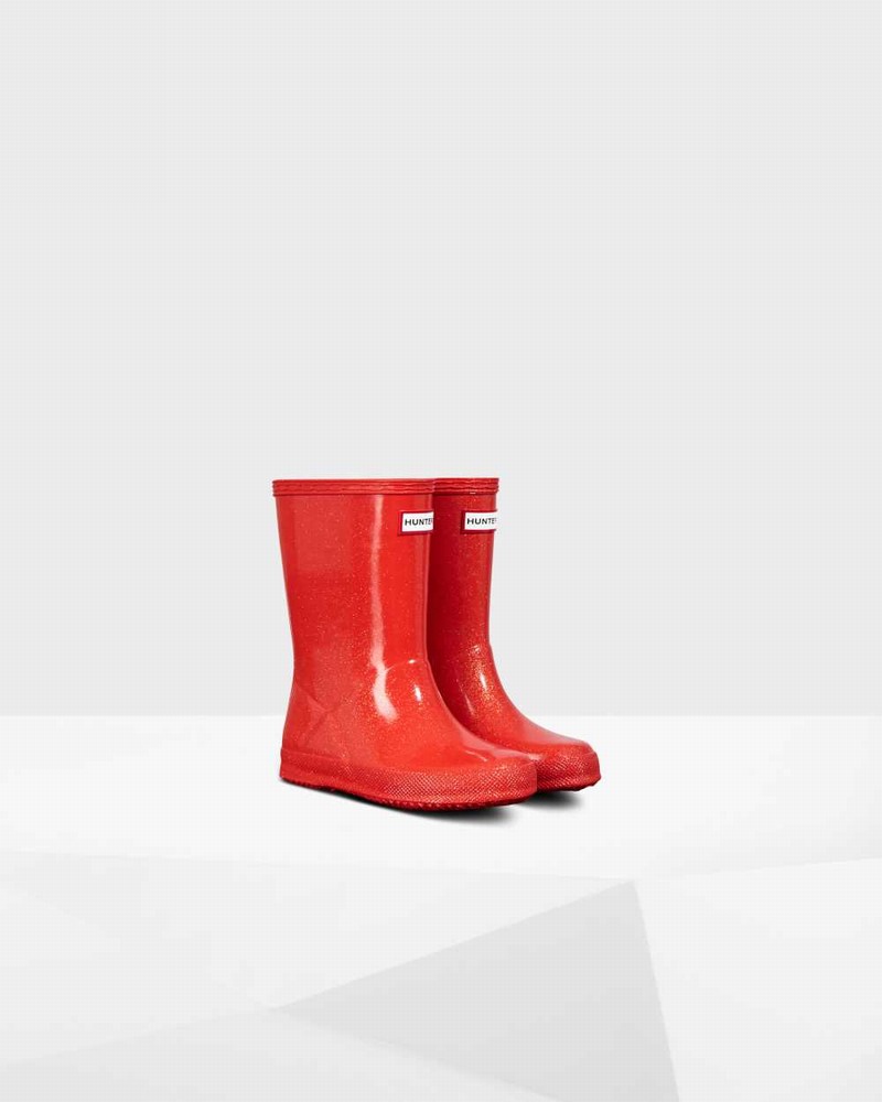 Galochas Hunter Original First Classic Starcloud Criança Vermelhas | 649055601