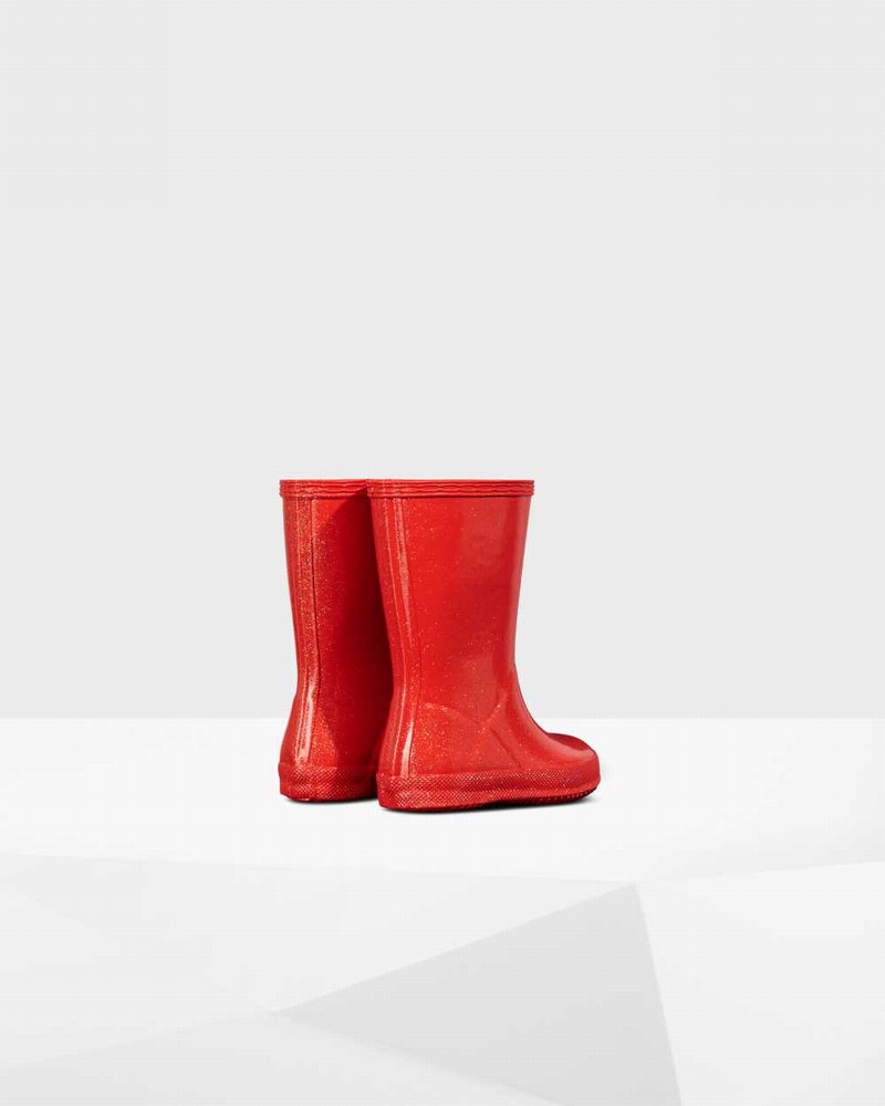 Galochas Hunter Original First Classic Starcloud Criança Vermelhas | 649055601