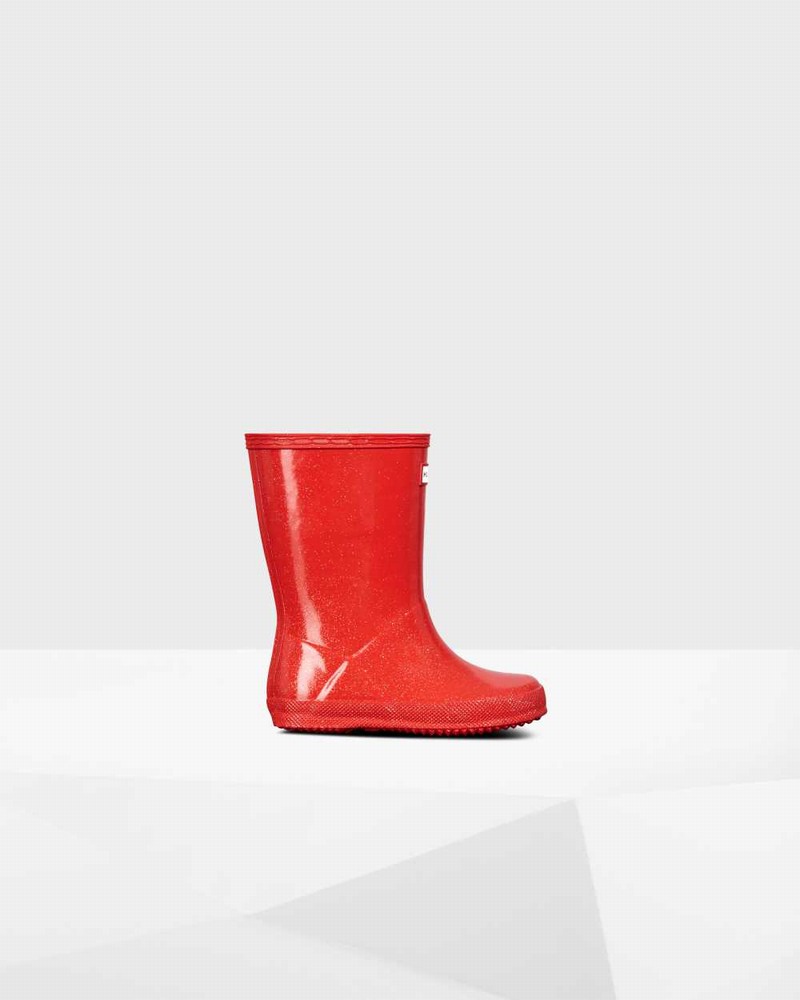 Galochas Hunter Original First Classic Starcloud Criança Vermelhas | 649055601