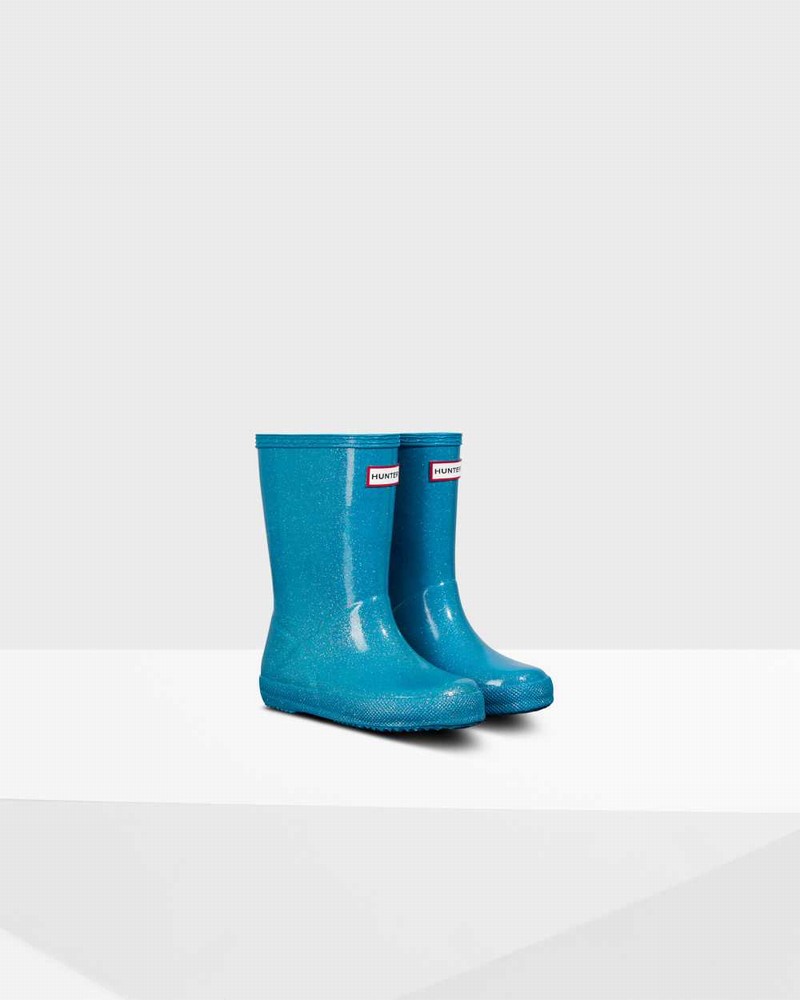 Galochas Hunter Original First Classic Starcloud Criança Azuis | 502988895