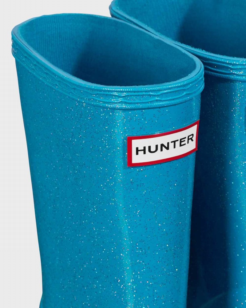 Galochas Hunter Original First Classic Starcloud Criança Azuis | 502988895
