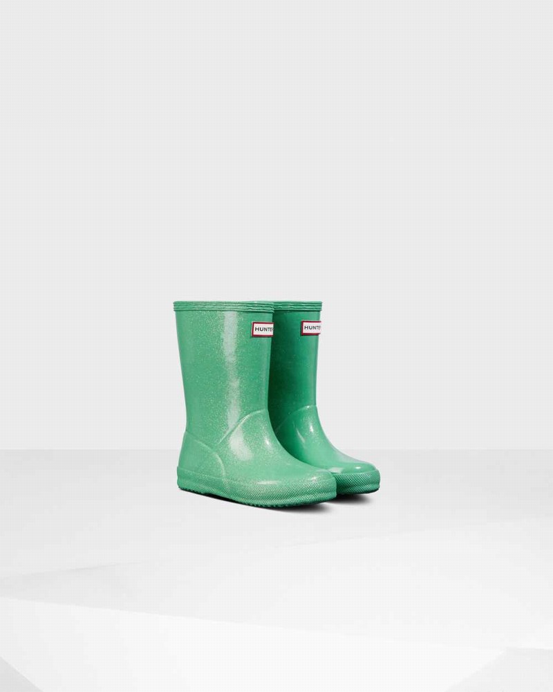 Galochas Hunter Original First Classic Starcloud Criança Verdes | 399215474