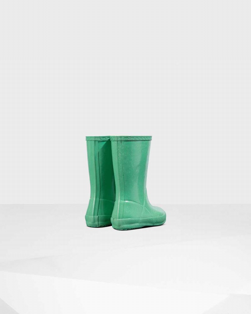 Galochas Hunter Original First Classic Starcloud Criança Verdes | 399215474