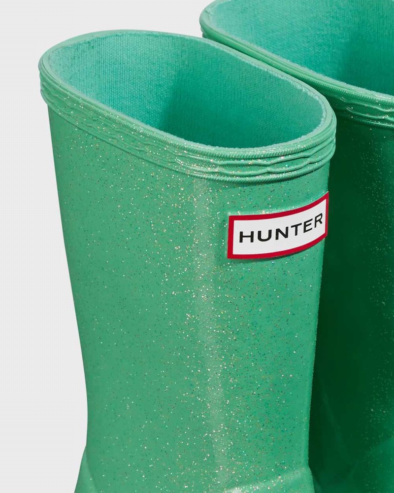 Galochas Hunter Original First Classic Starcloud Criança Verdes | 399215474