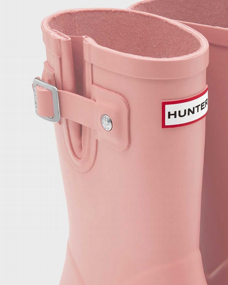 Galochas Hunter Original First Flat Sole Criança Rosa | 37520745