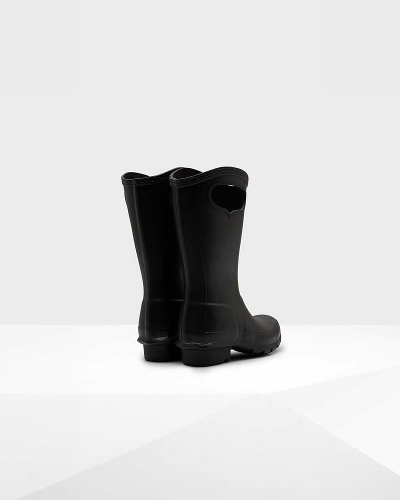 Galochas Hunter Original Grab Handle Criança Pretas | 318794255