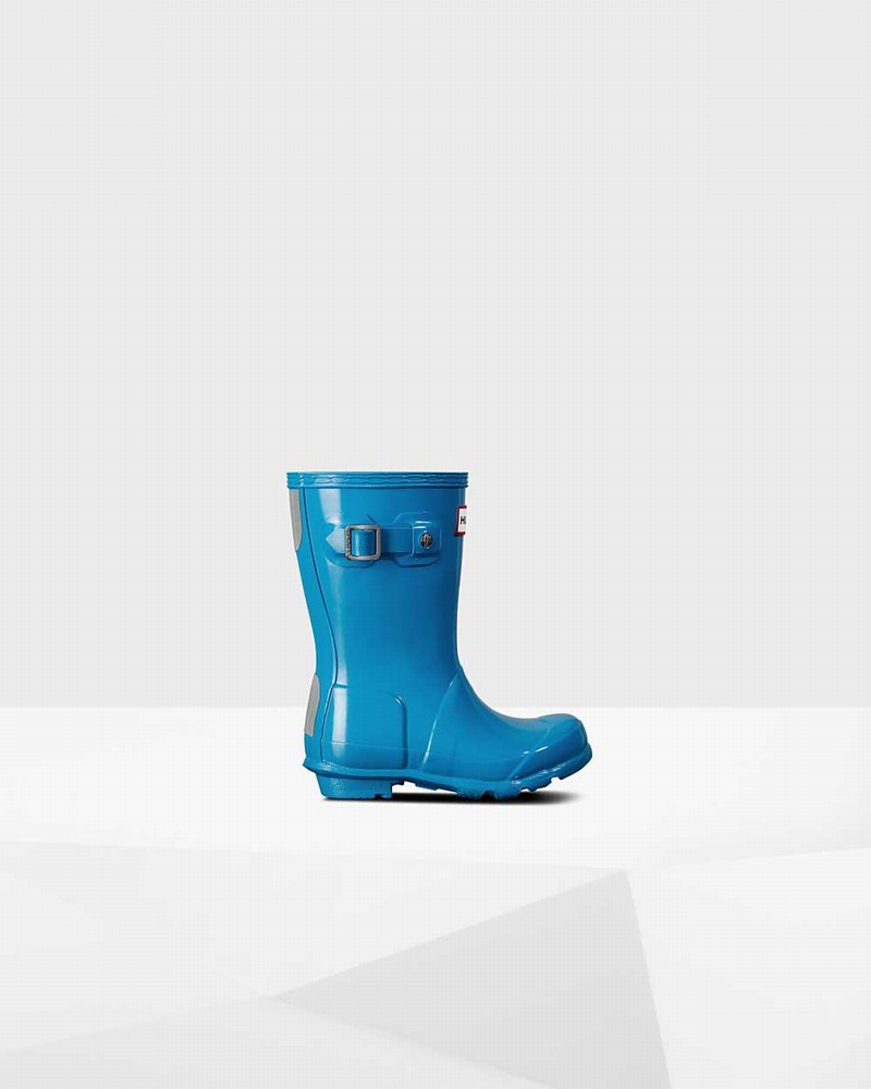 Galochas Hunter Original Little Criança Azuis | 919455992