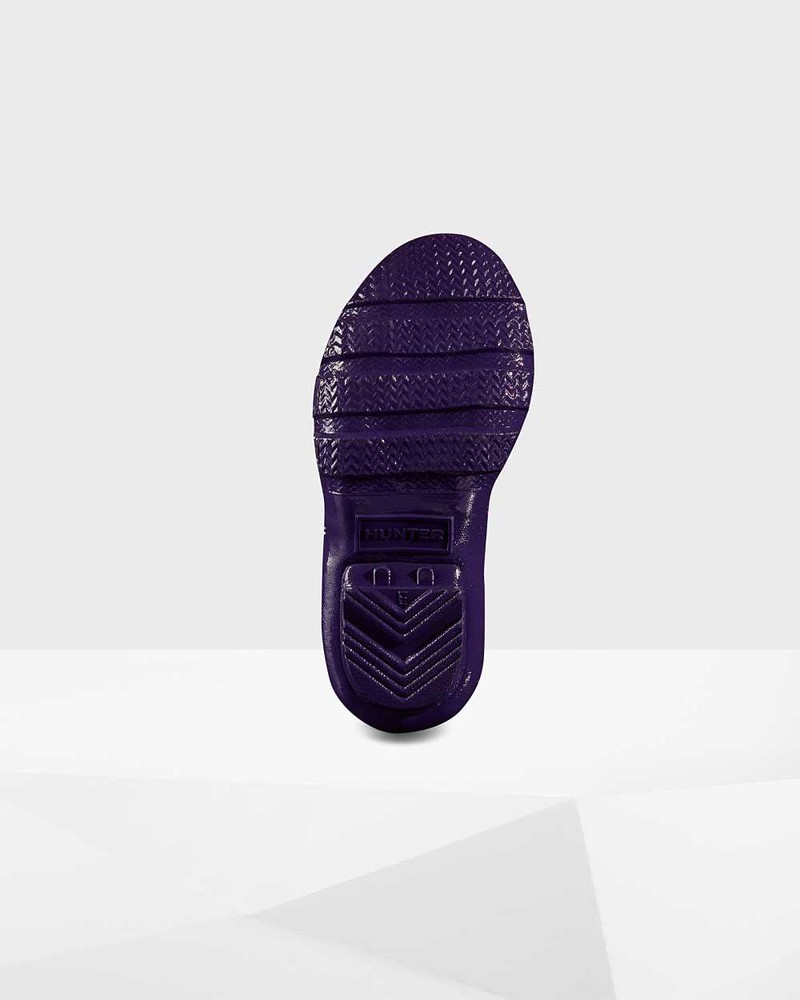 Galochas Hunter Original Little Giant Glitter Criança Roxo | 819362373