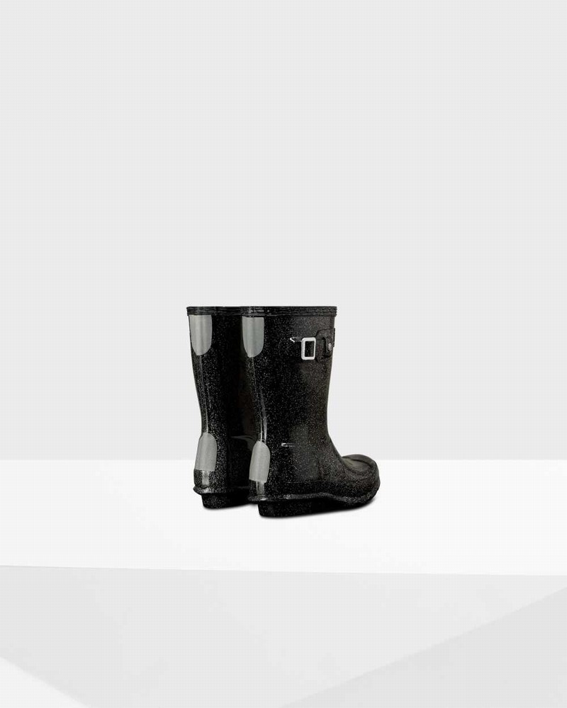 Galochas Hunter Original Little Starcloud Criança Pretas | 574448048