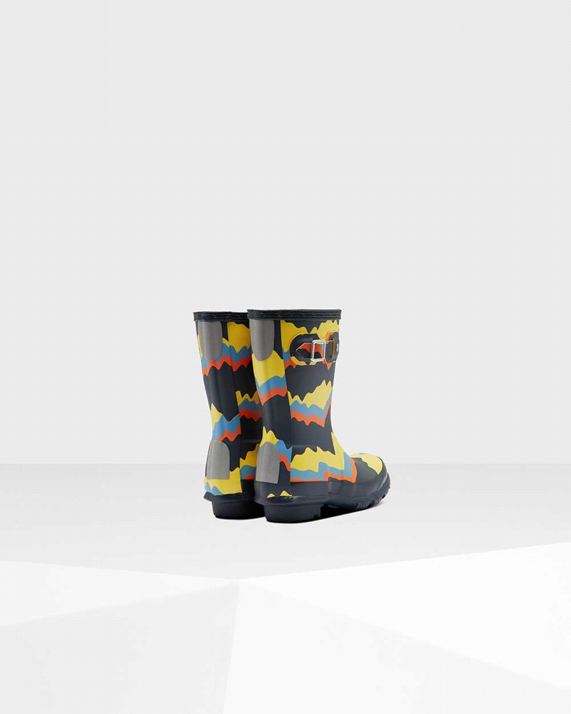 Galochas Hunter Original Little Storm Stripe Criança Azul Marinho | 514529846