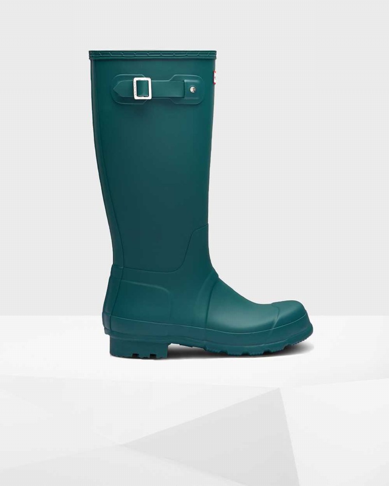 Galochas Hunter Original Masculino Turquesa | 399152727