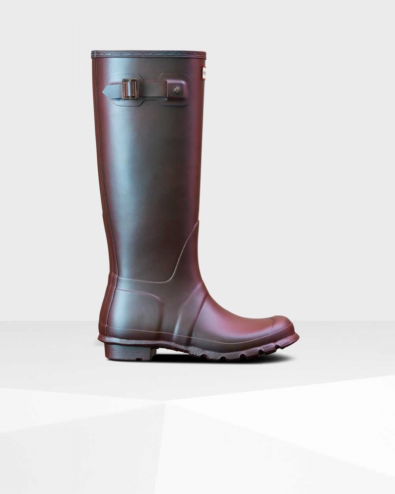 Galochas Hunter Original Nebula Tall Feminino Azuis | 907086641