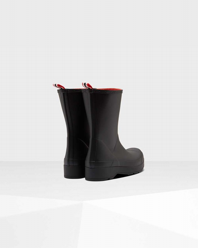 Galochas Hunter Original Play Insulated Mid-Height Masculino Pretas | 668472448