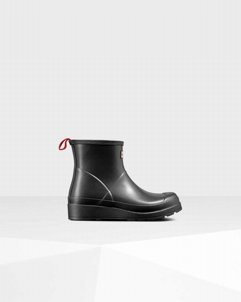 Galochas Hunter Original Play Short Pearlized Mid-Calf Feminino Pretas | 78653948