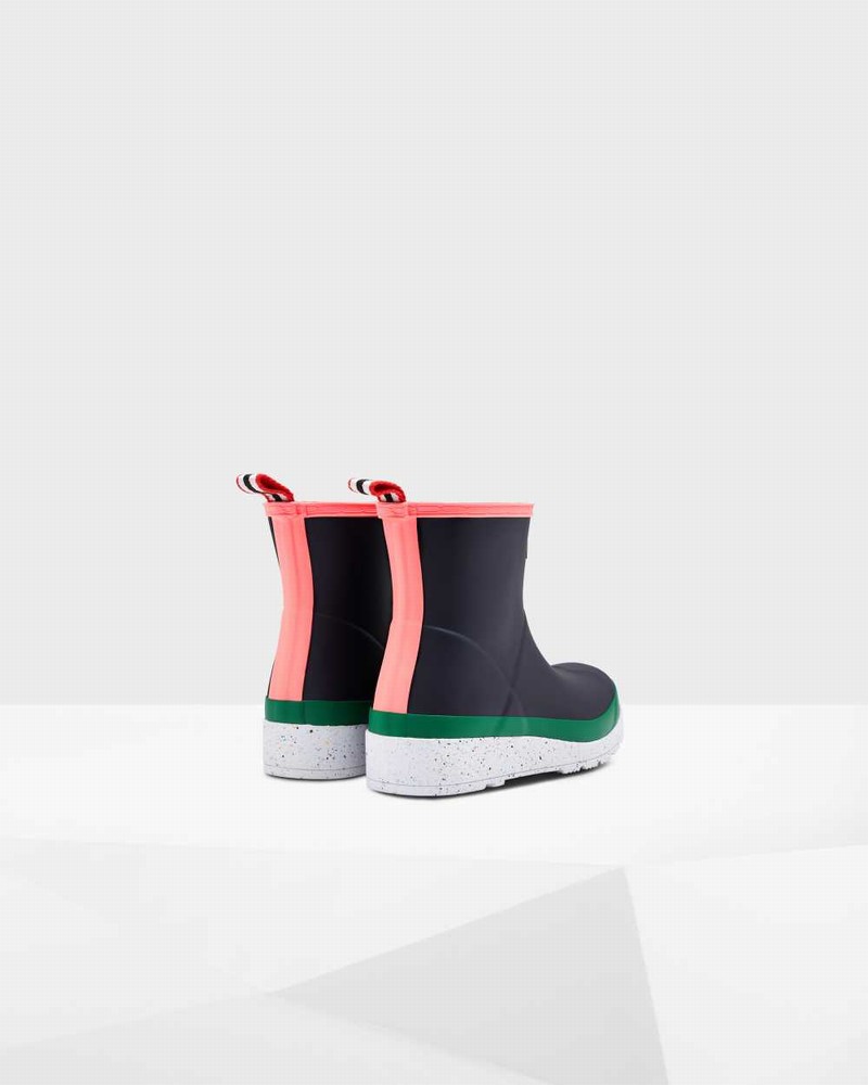 Galochas Hunter Original Play Short Speckle Mid-Calf Feminino Pretas | 428636534