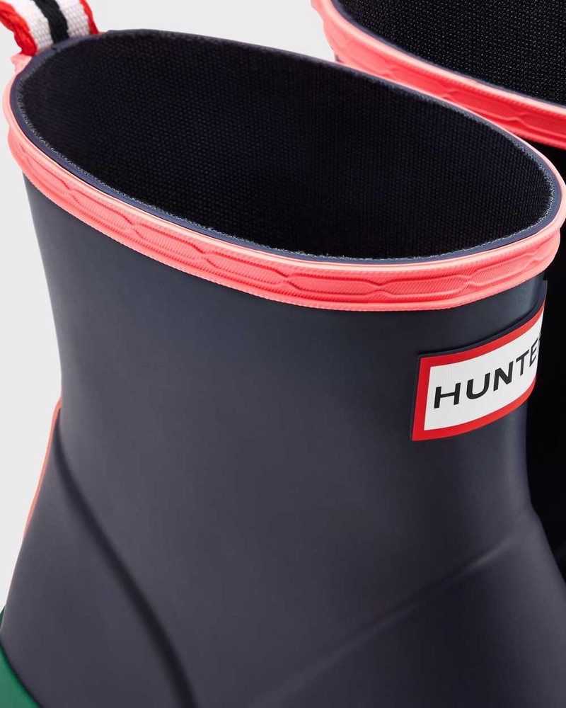 Galochas Hunter Original Play Short Speckle Mid-Calf Feminino Pretas | 428636534