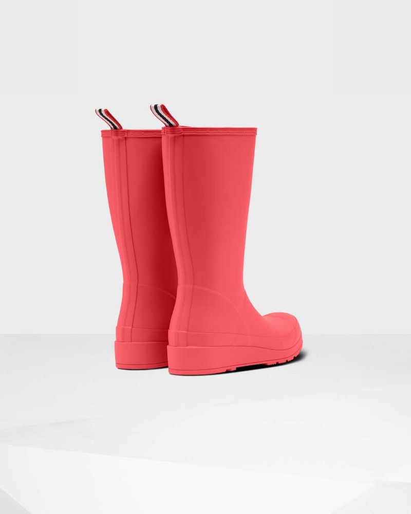 Galochas Hunter Original Play Tall Mid-Calf Feminino Rosa | 11665042