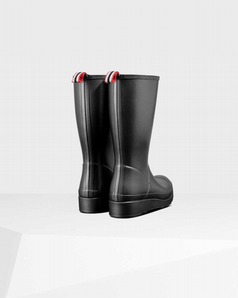 Galochas Hunter Original Play Tall Pearlized Mid-Calf Feminino Pretas | 448174492