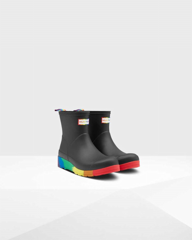 Galochas Hunter Original Pride Play Flatform Mid-Calf Feminino Pretas | 229101117