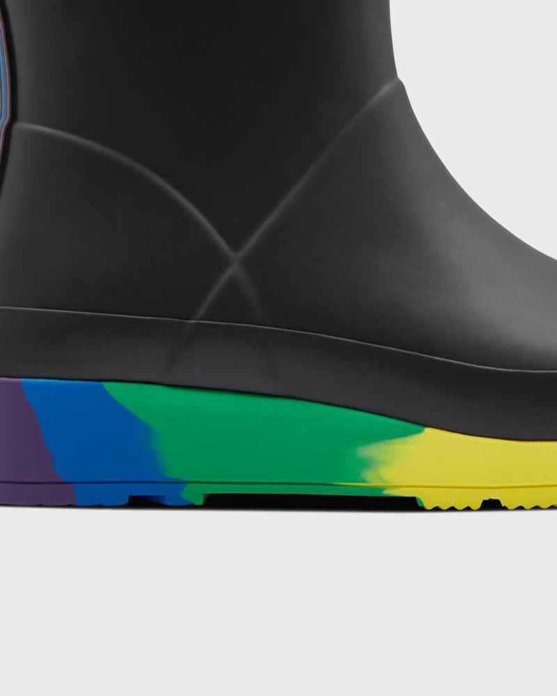 Galochas Hunter Original Pride Play Flatform Mid-Calf Feminino Pretas | 229101117
