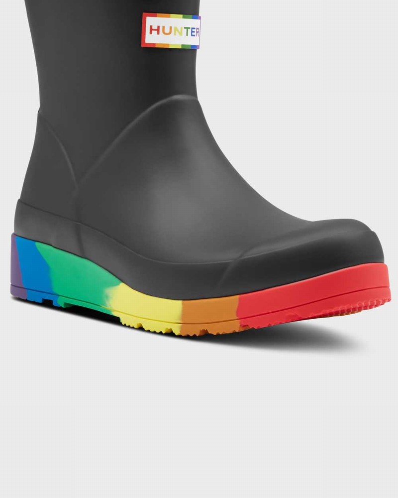 Galochas Hunter Original Pride Play Flatform Mid-Calf Feminino Pretas | 229101117