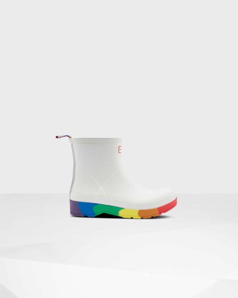 Galochas Hunter Original Pride Play Heeled Masculino Branco | 839626686