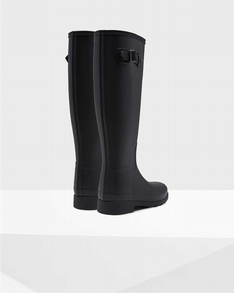 Galochas Hunter Original Refined Tall Feminino Pretas | 121851670