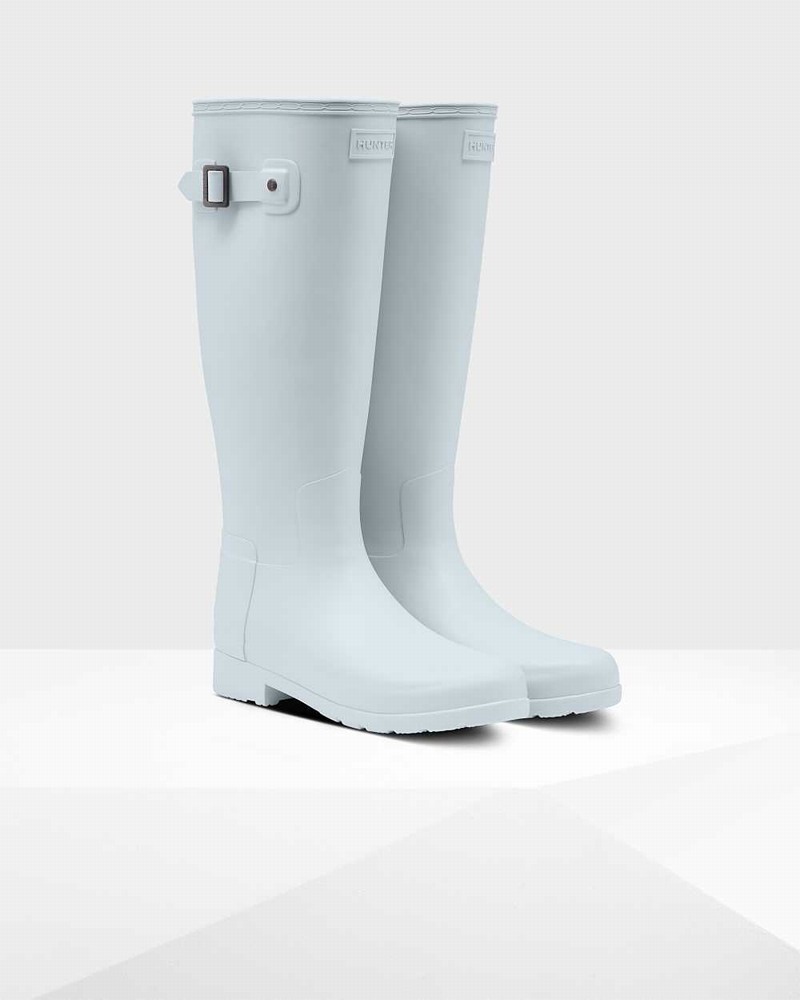 Galochas Hunter Original Refined Tall Feminino Branco | 301454688