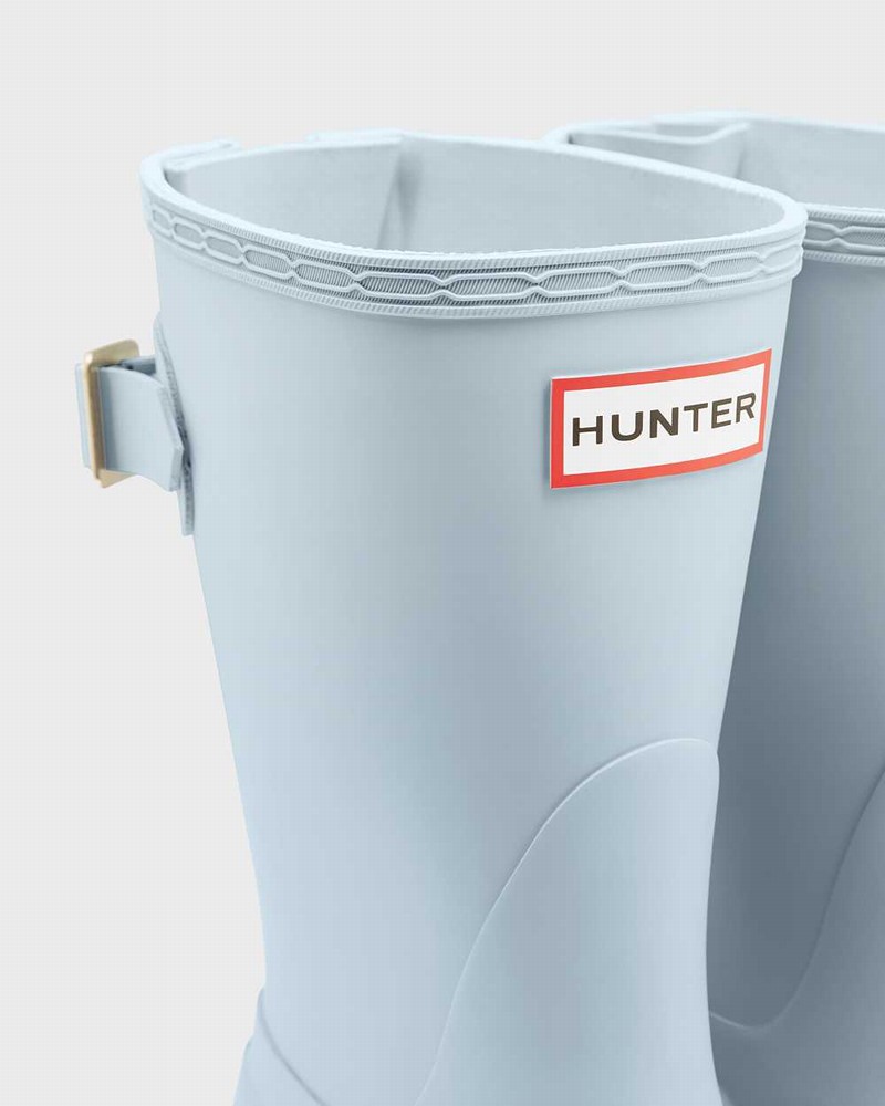 Galochas Hunter Original Short Back Adjustable Feminino Cinzentas | 983017658